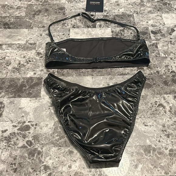 NWT Naked Wardrobe Vinyl Swimsuit - Size M - Picture 6 of 9